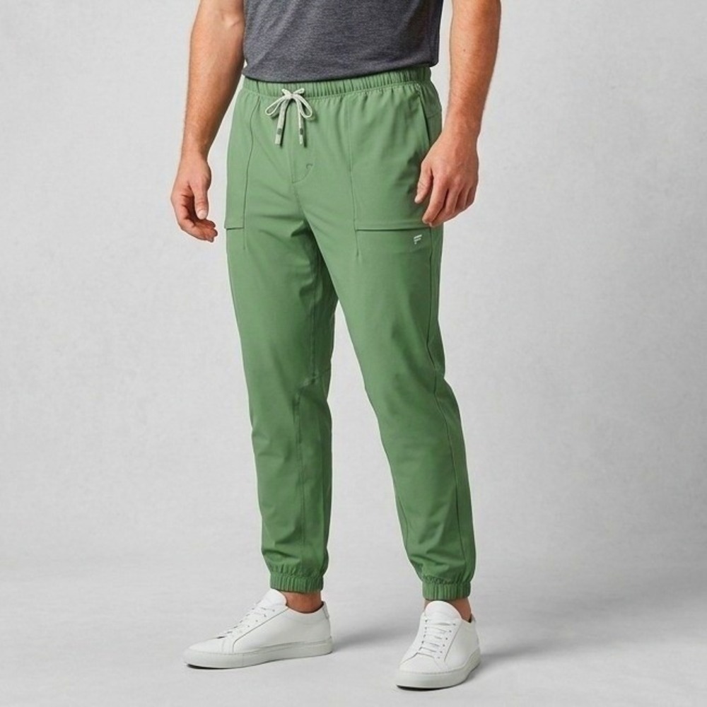 Fabletics Mens XXL Green The One Jogger Cargo Athletic Pants